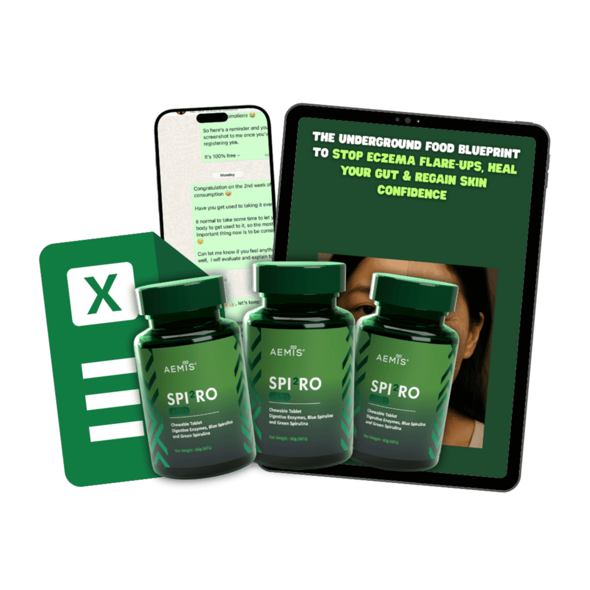 SPIROPLUS 90Days Full Package Bonus - ECZEMAHERO